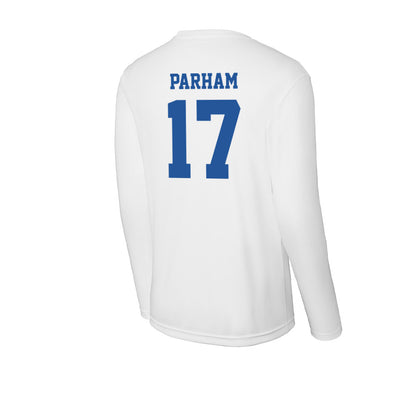 Hampton - NCAA Men's Lacrosse : Owen Parham - Activewear Long Sleeve T-Shirt-1