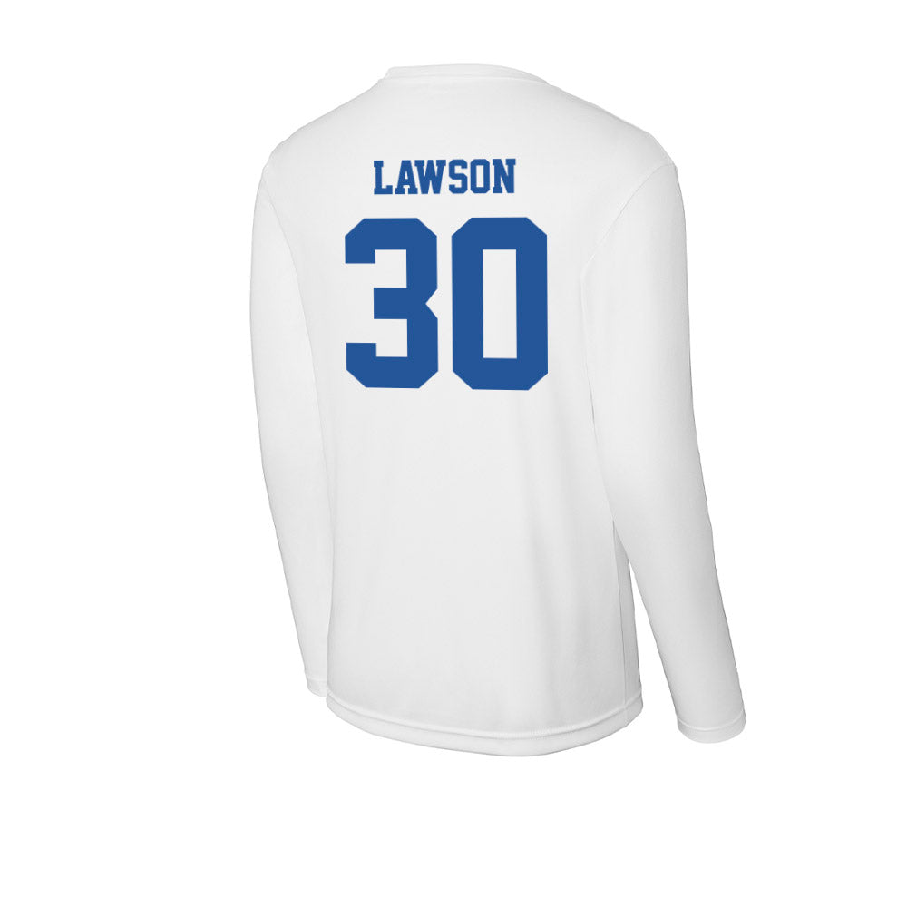 Hampton - NCAA Football : Joshua Lawson - Activewear Long Sleeve T-Shirt-1