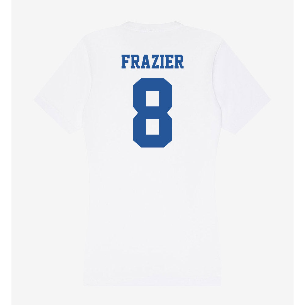 Hampton - NCAA Men's Basketball : Maximus Frazier - Women's V-Neck T-Shirt-1