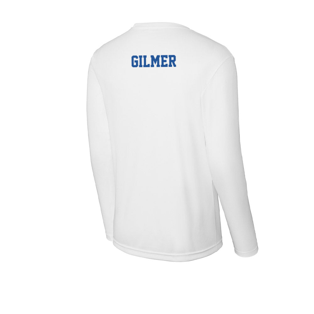 Hampton - NCAA Women's Track & Field : Arriah Gilmer - Activewear Long Sleeve T-Shirt-1