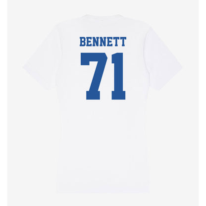 Hampton - NCAA Football : Gavin Bennett - Women's V-Neck T-Shirt-1