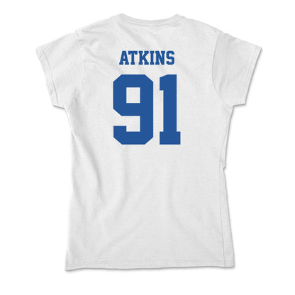 Hampton - NCAA Football : Aaron Atkins - Soft Style Women’s T-Shirt-1