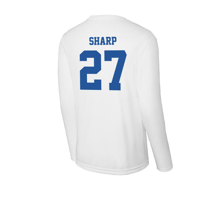 Hampton - NCAA Football : Larrell Sharp - Activewear Long Sleeve T-Shirt-1