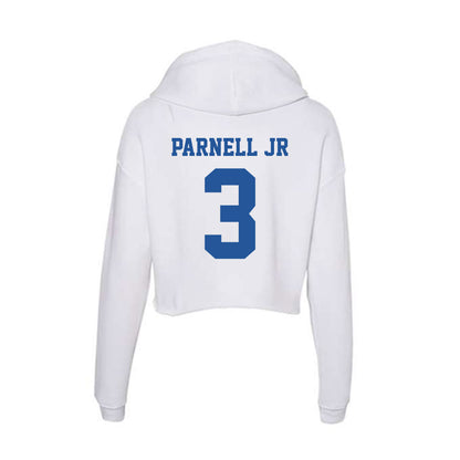 Hampton - NCAA Football : Brandon Parnell Jr - Women's Crop Fleece Hooded Sweatshirt-1