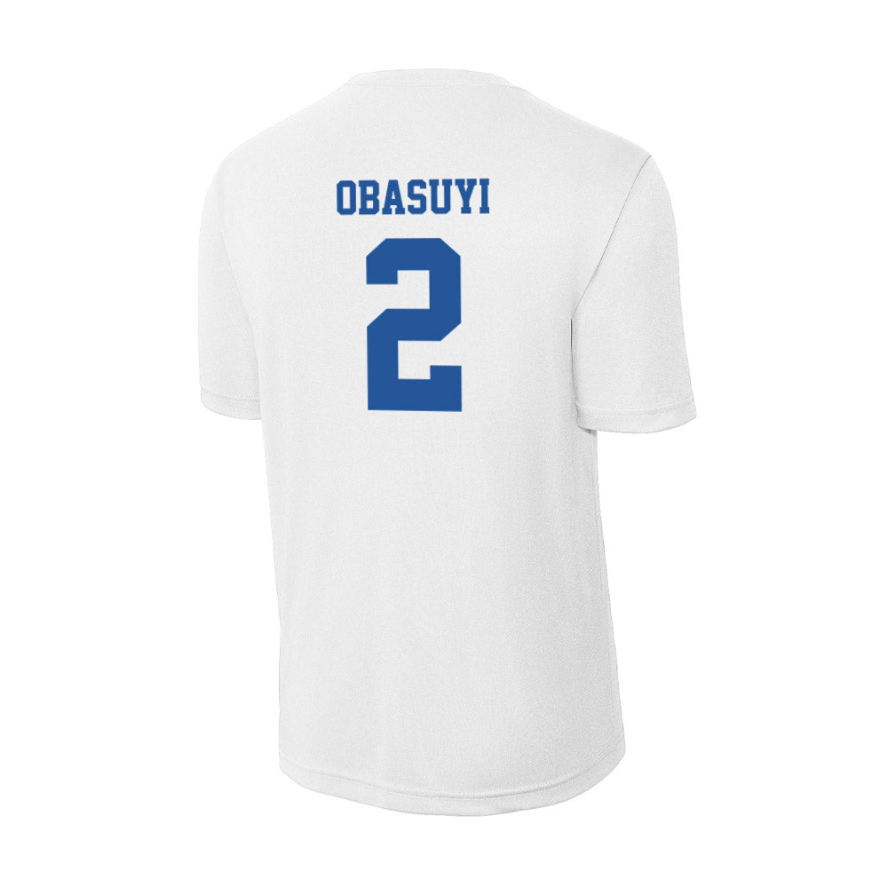 Hampton - NCAA Women's Basketball : Eghosa Obasuyi - Activewear T-Shirt-1