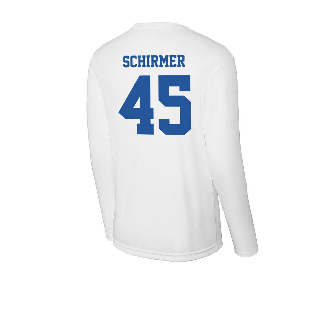 Hampton - NCAA Football : Matthew Schirmer - Activewear Long Sleeve T-Shirt-1