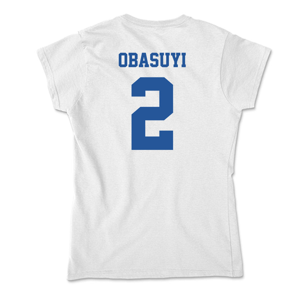 Hampton - NCAA Women's Basketball : Eghosa Obasuyi - Soft Style Women’s T-Shirt-1