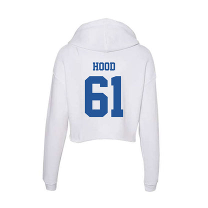 Hampton - NCAA Football : Christian Hood - Women's Crop Fleece Hoodie-1