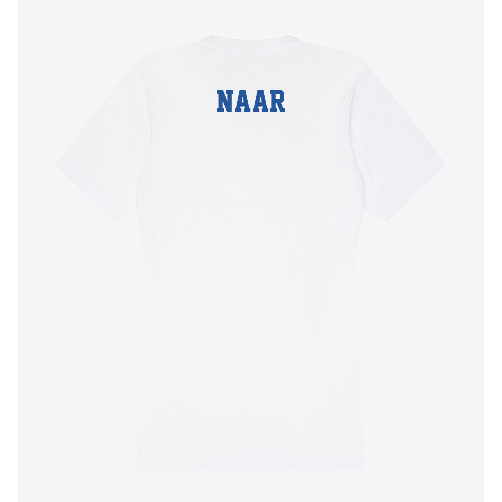 Hampton - NCAA Men's Track & Field : Garth Naar - Women's V-Neck T-Shirt-1