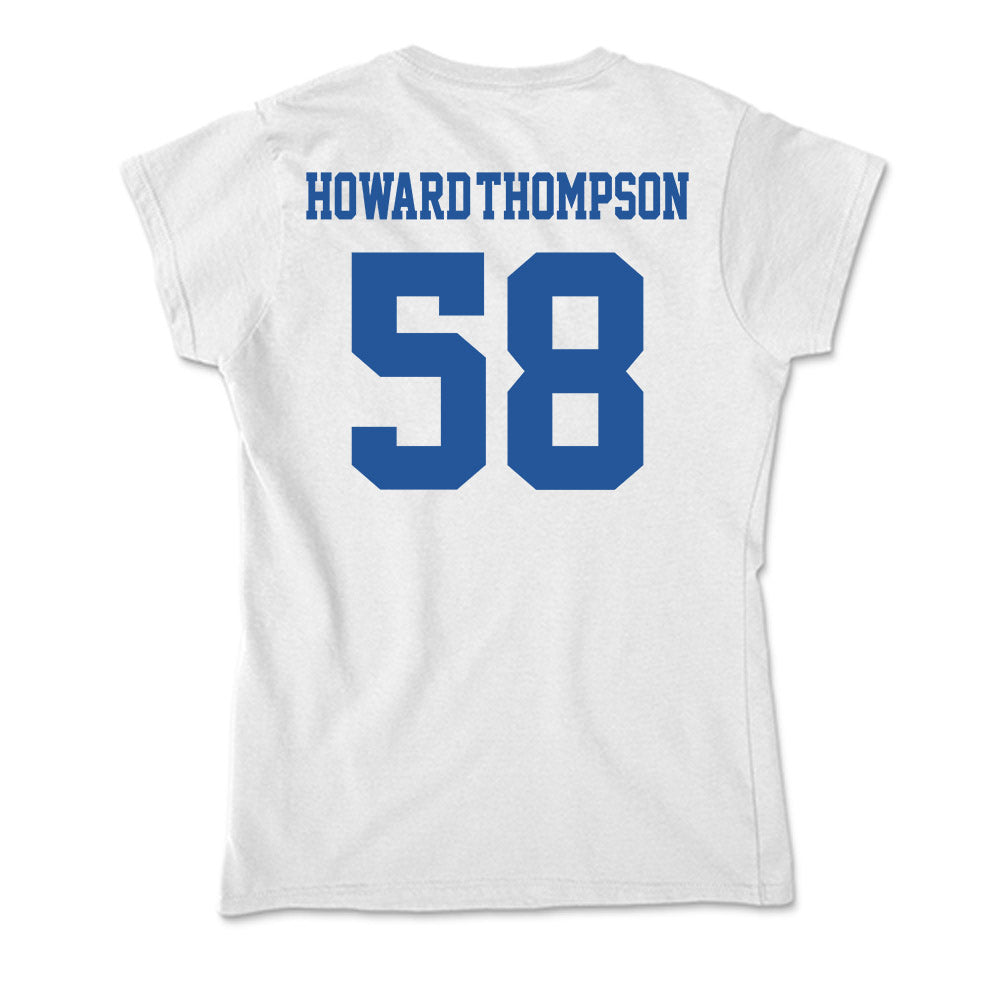 Hampton - NCAA Football : Tyher Howard-Thompson - Soft Style Women’s T-Shirt-1