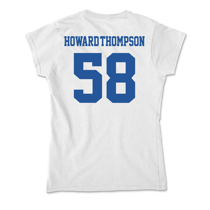 Hampton - NCAA Football : Tyher Howard-Thompson - Soft Style Women’s T-Shirt-1