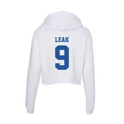 Hampton - NCAA Men's Lacrosse : Emerii Leak - Women's Crop Fleece Hoodie-1