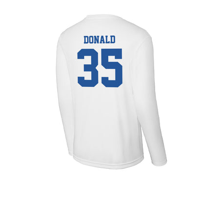 Hampton - NCAA Football : Kam Donald - Activewear Long Sleeve T-Shirt-1