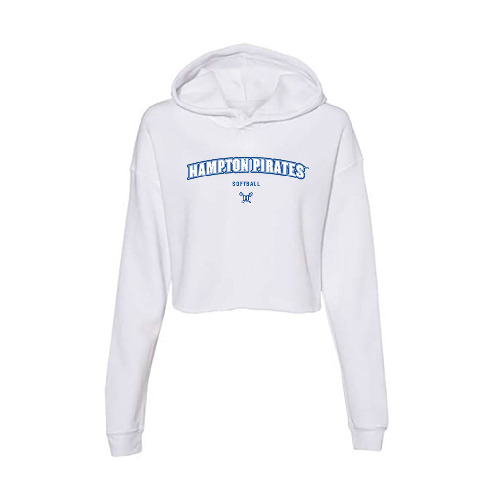 Hampton - NCAA Softball : Kylee Quinn - Women's Crop Fleece Hoodie-0