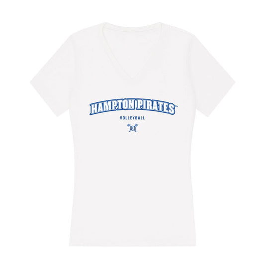 Hampton - NCAA Women's Volleyball : Jaya Rimm - Women's V-Neck T-Shirt-0