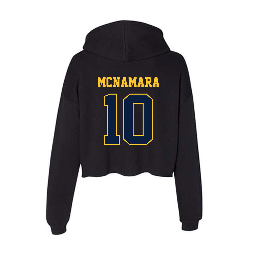 East Tennessee State - NCAA Football : Jake McNamara - Women's Crop Fleece Hoodie-1