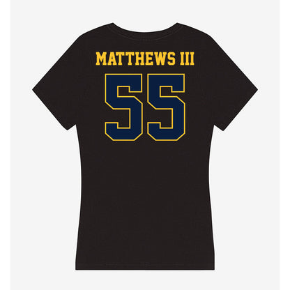 East Tennessee State - NCAA Men's Basketball : Milton Matthews III - Women's V-Neck T-Shirt-1