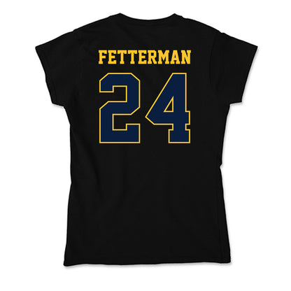East Tennessee State - NCAA Baseball : Tyler Fetterman - Soft Style Women’s T-Shirt-1