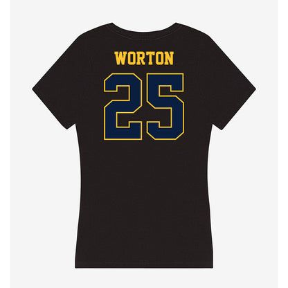 East Tennessee State - NCAA Men's Soccer : Shewit Worton - Women's V-Neck T-Shirt-1