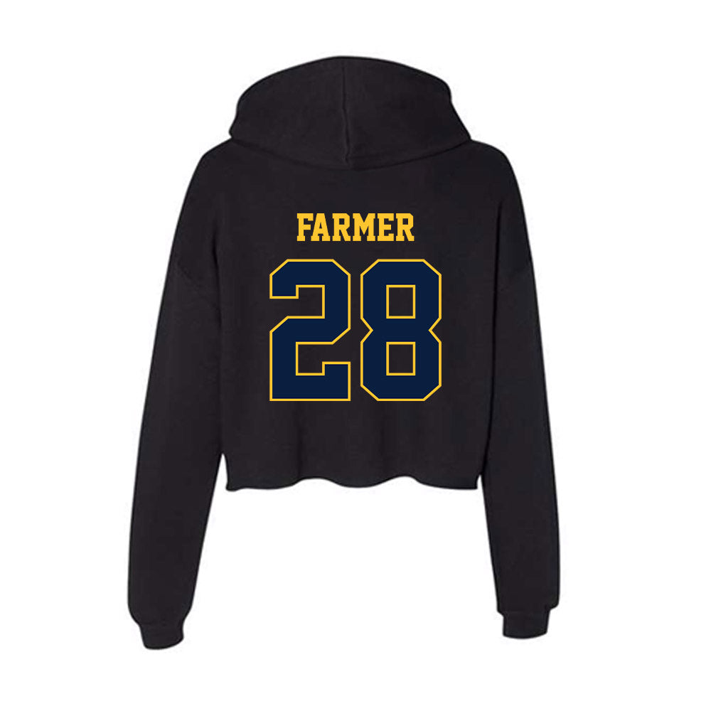 East Tennessee State - NCAA Football : Jamari Farmer - Women's Crop Fleece Hoodie-1