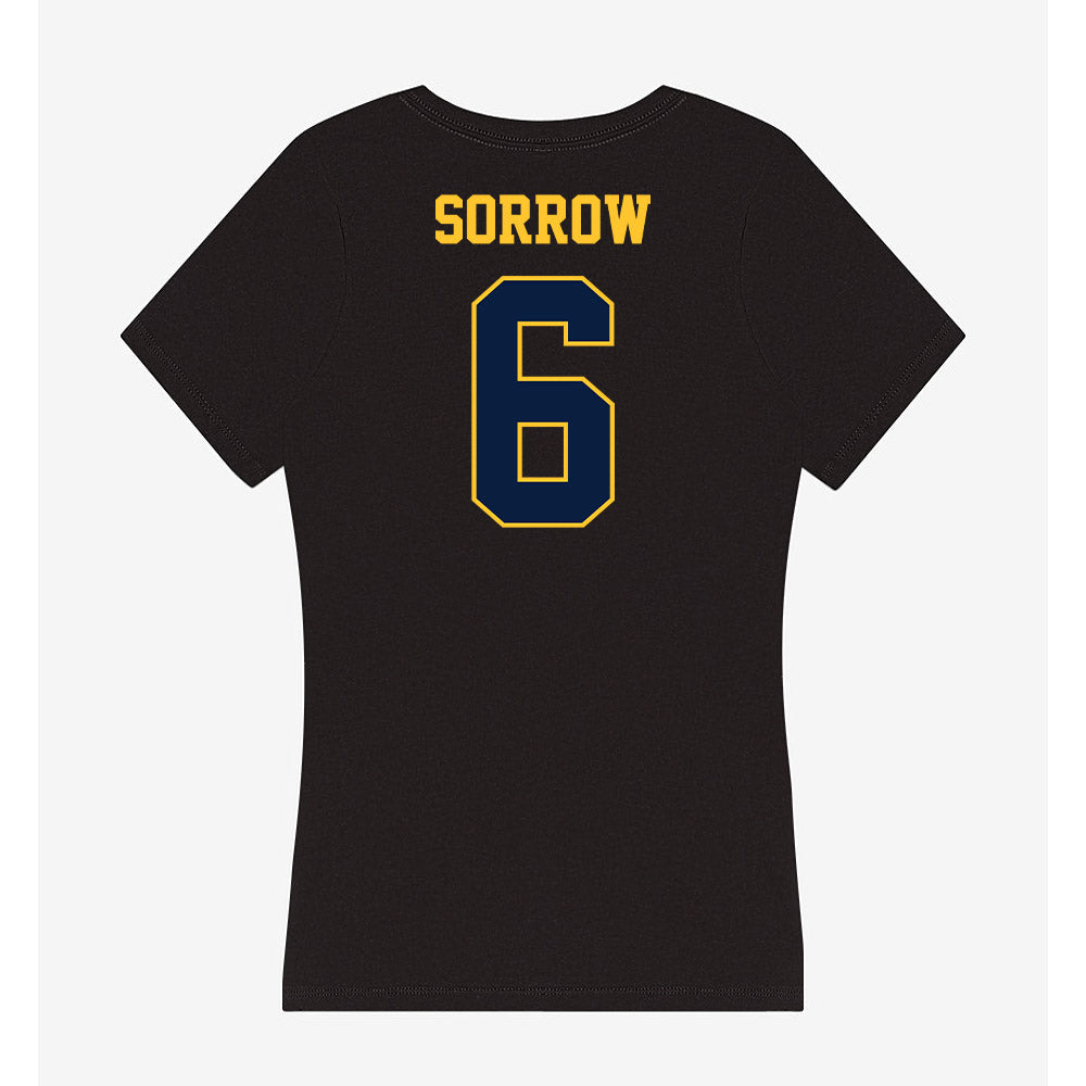 East Tennessee State - NCAA Baseball : Griffin Sorrow - Women's V-Neck T-Shirt-1