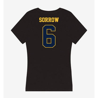 East Tennessee State - NCAA Baseball : Griffin Sorrow - Women's V-Neck T-Shirt-1
