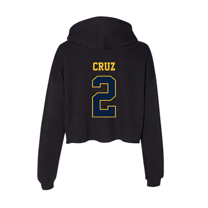 East Tennessee State - NCAA Men's Soccer : Henrique Cruz - Women's Crop Fleece Hoodie-1