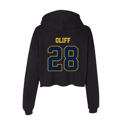 East Tennessee State - NCAA Baseball : Carter Oliff - Women's Crop Fleece Hoodie-1