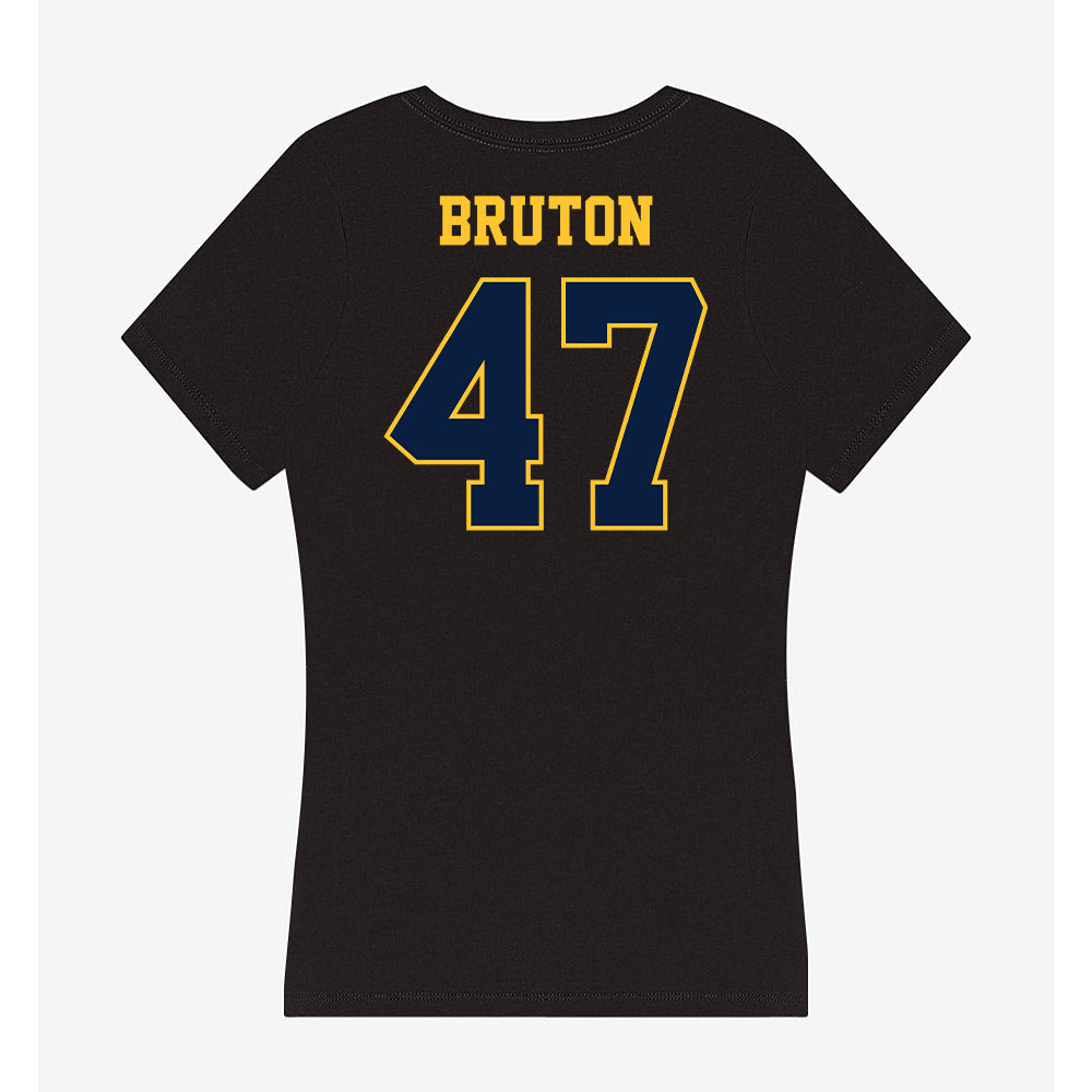 East Tennessee State - NCAA Football : Ramani Bruton - Women's V-Neck T-Shirt-1