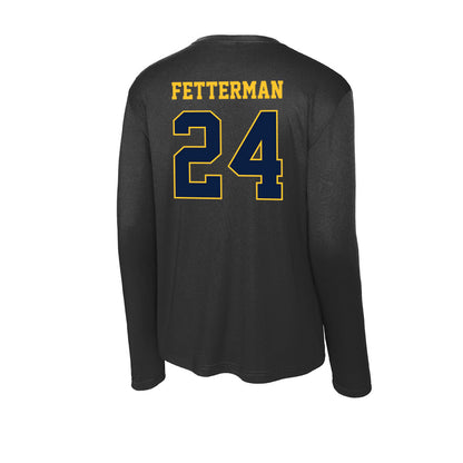 East Tennessee State - NCAA Baseball : Tyler Fetterman - Activewear Long Sleeve T-Shirt-1