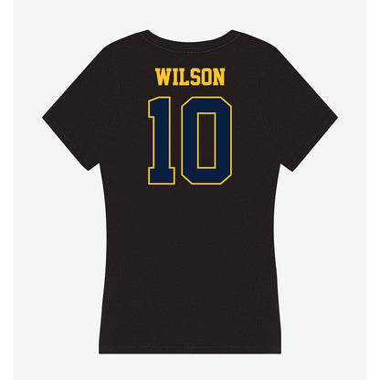 East Tennessee State - NCAA Women's Volleyball : kari wilson - Women's V-Neck T-Shirt-1