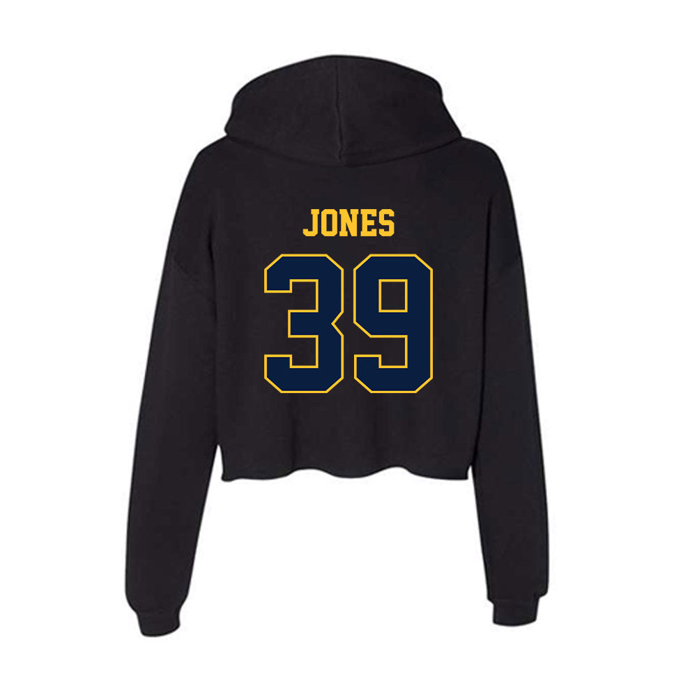East Tennessee State - NCAA Baseball : Cooper Jones - Women's Crop Fleece Hoodie-1