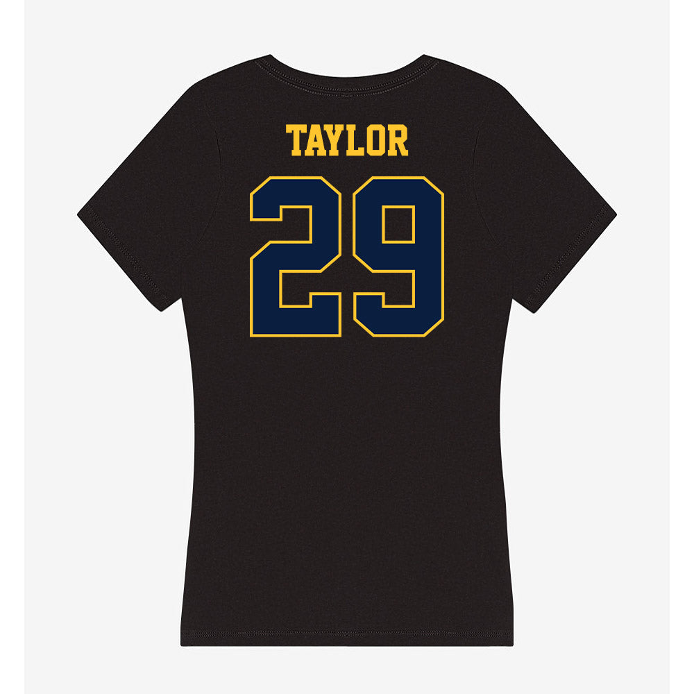 East Tennessee State - NCAA Football : Elijah Taylor - Women's V-Neck T-Shirt-1