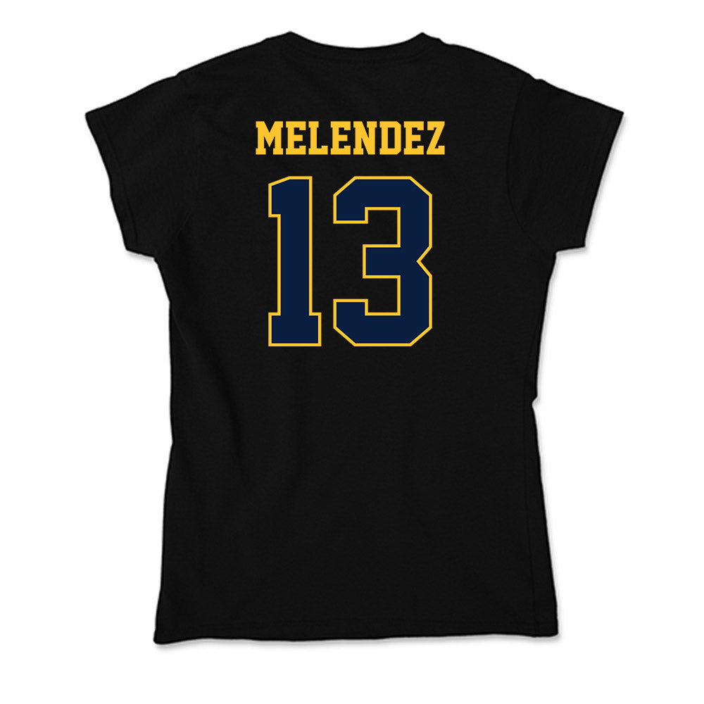 East Tennessee State - NCAA Baseball : Axel Melendez - Soft Style Women’s T-Shirt-1