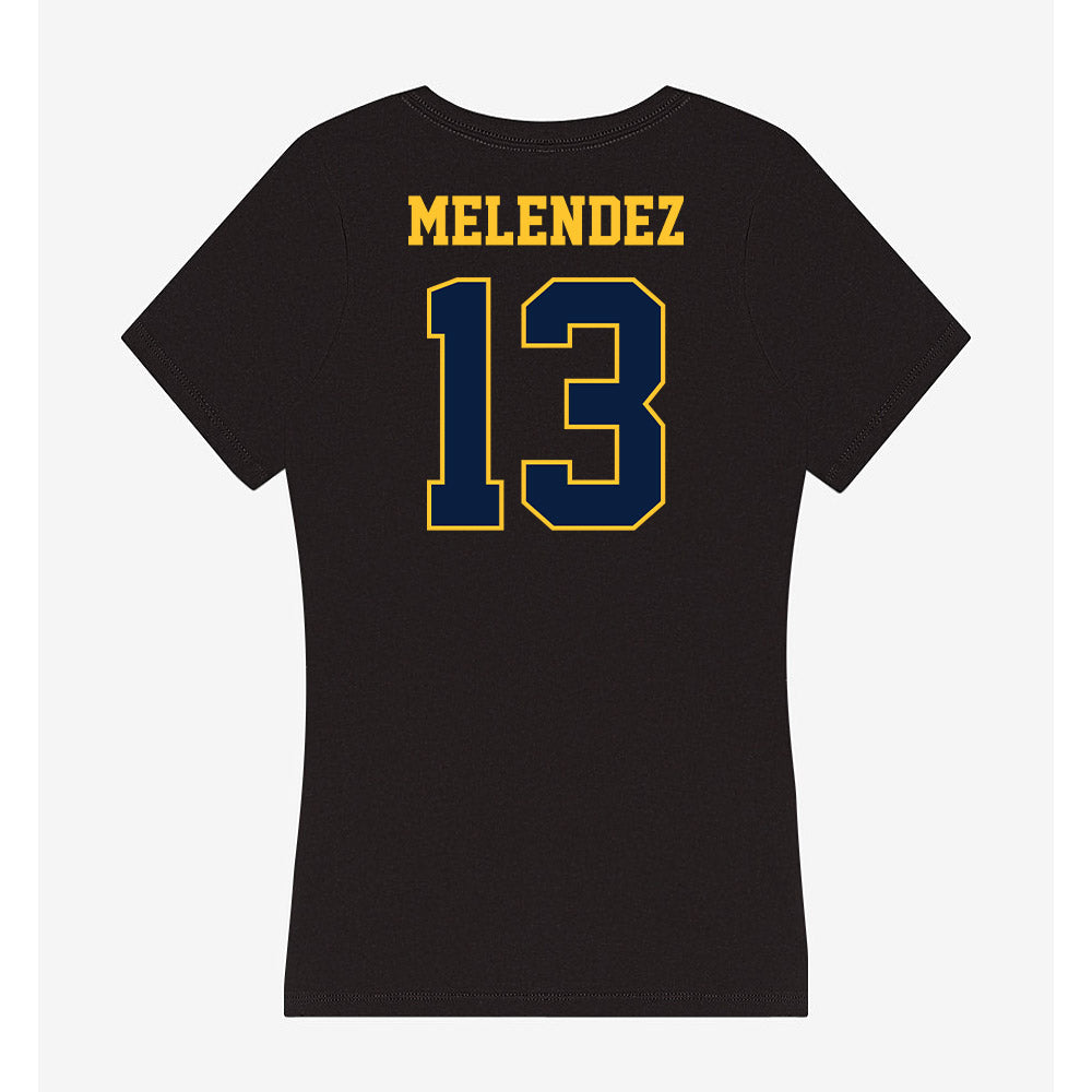 East Tennessee State - NCAA Baseball : Axel Melendez - Women's V-Neck T-Shirt-1