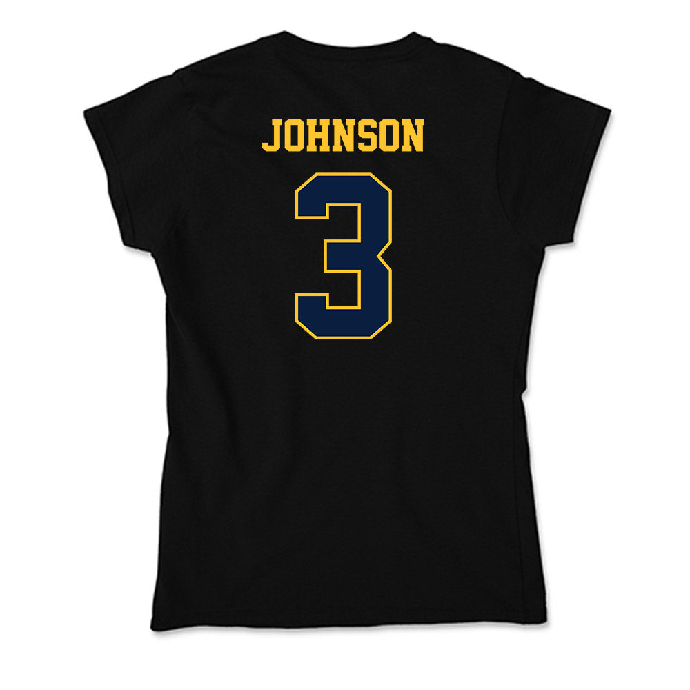 East Tennessee State - NCAA Football : Jarvis Johnson - Soft Style Women’s T-Shirt-1