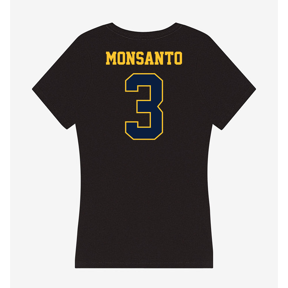 East Tennessee State - NCAA Women's Basketball : SaBreya Monsanto - Women's V-Neck T-Shirt-1
