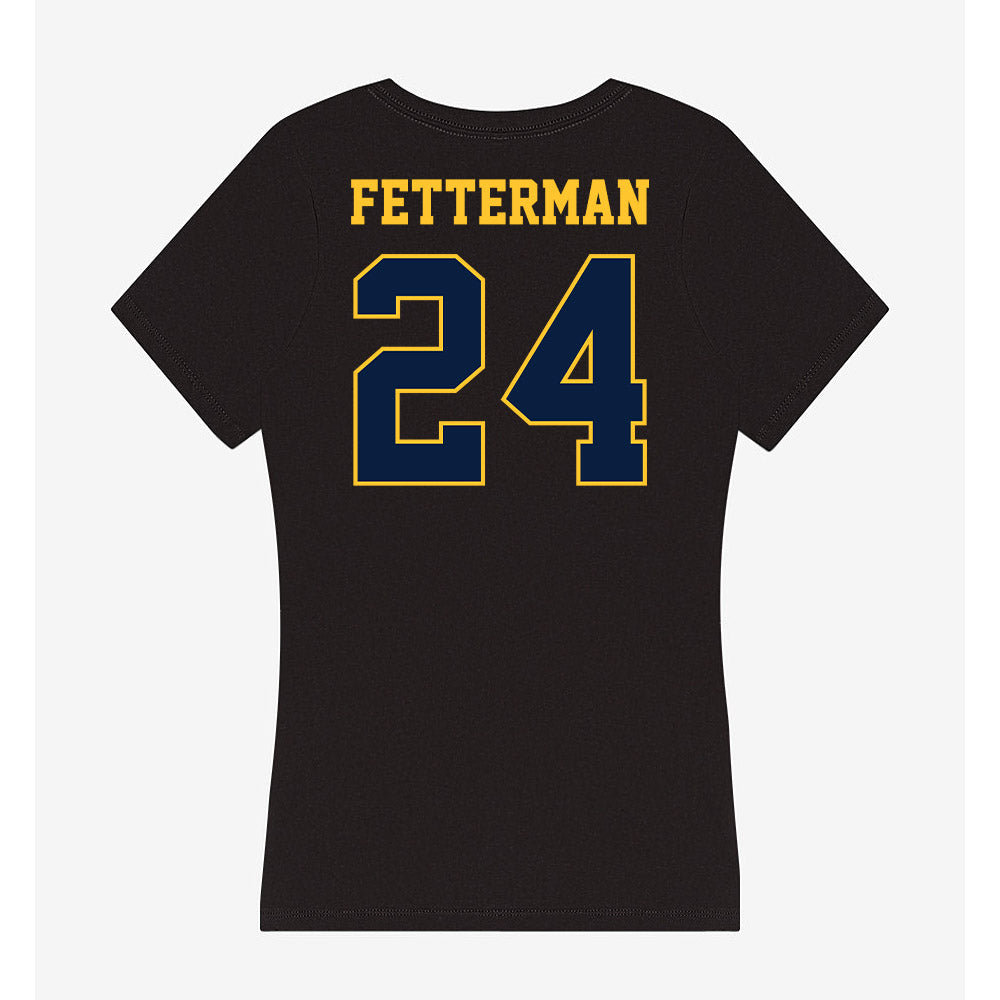 East Tennessee State - NCAA Baseball : Tyler Fetterman - Women's V-Neck T-Shirt-1