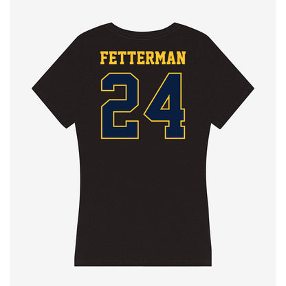 East Tennessee State - NCAA Baseball : Tyler Fetterman - Women's V-Neck T-Shirt-1