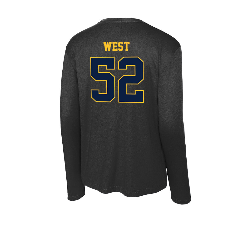 East Tennessee State - NCAA Football : Frank West - Activewear Long Sleeve T-Shirt-1