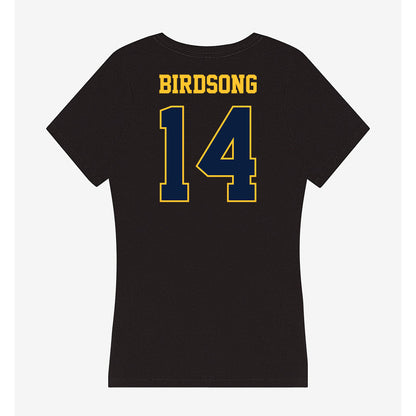 East Tennessee State - NCAA Football : Qua Birdsong - Women's V-Neck T-Shirt-1