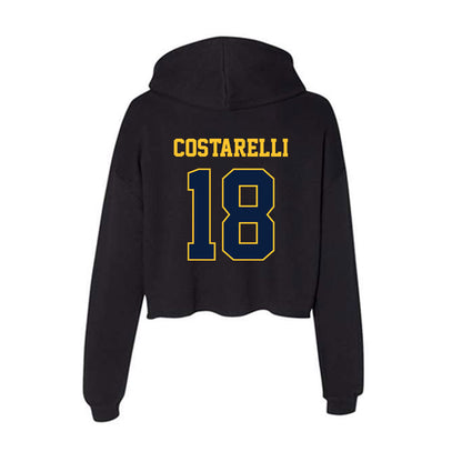 East Tennessee State - NCAA Baseball : Thomas Costarelli - Women's Crop Fleece Hoodie-1