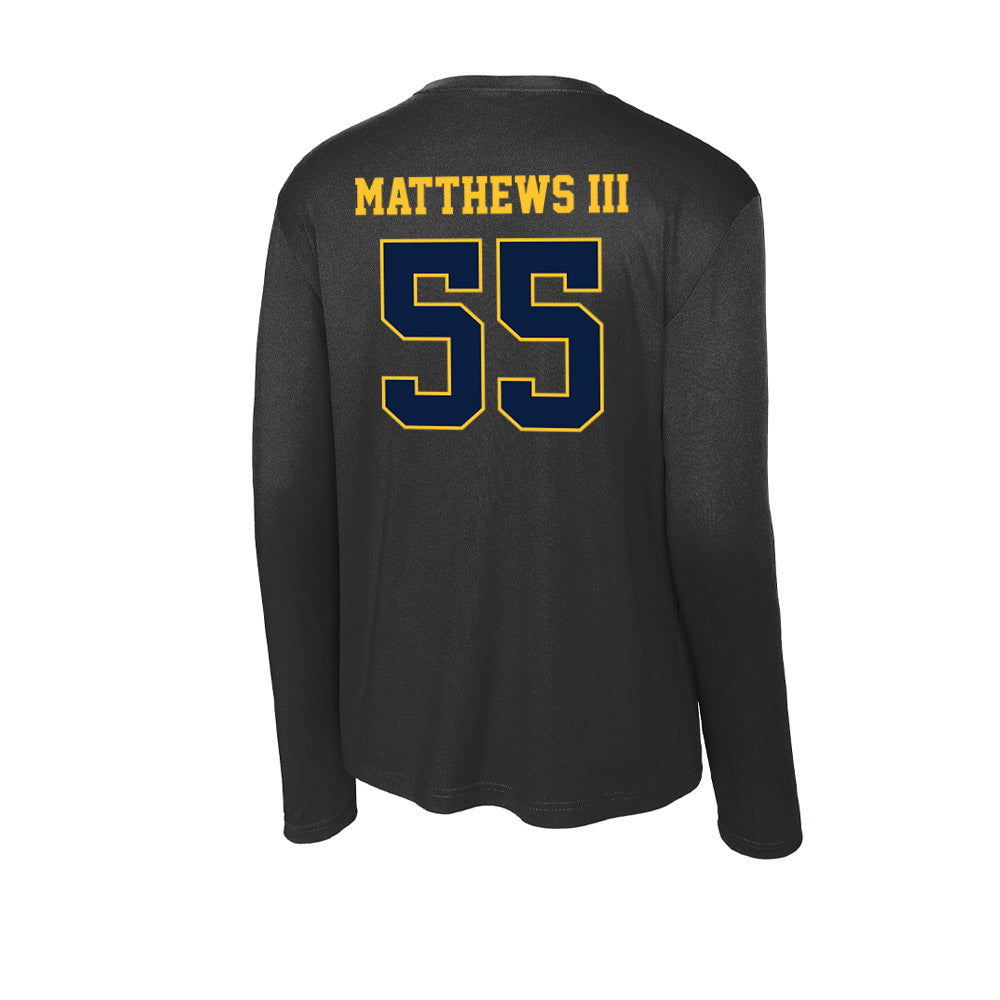 East Tennessee State - NCAA Men's Basketball : Milton Matthews III - Activewear Long Sleeve T-Shirt-1