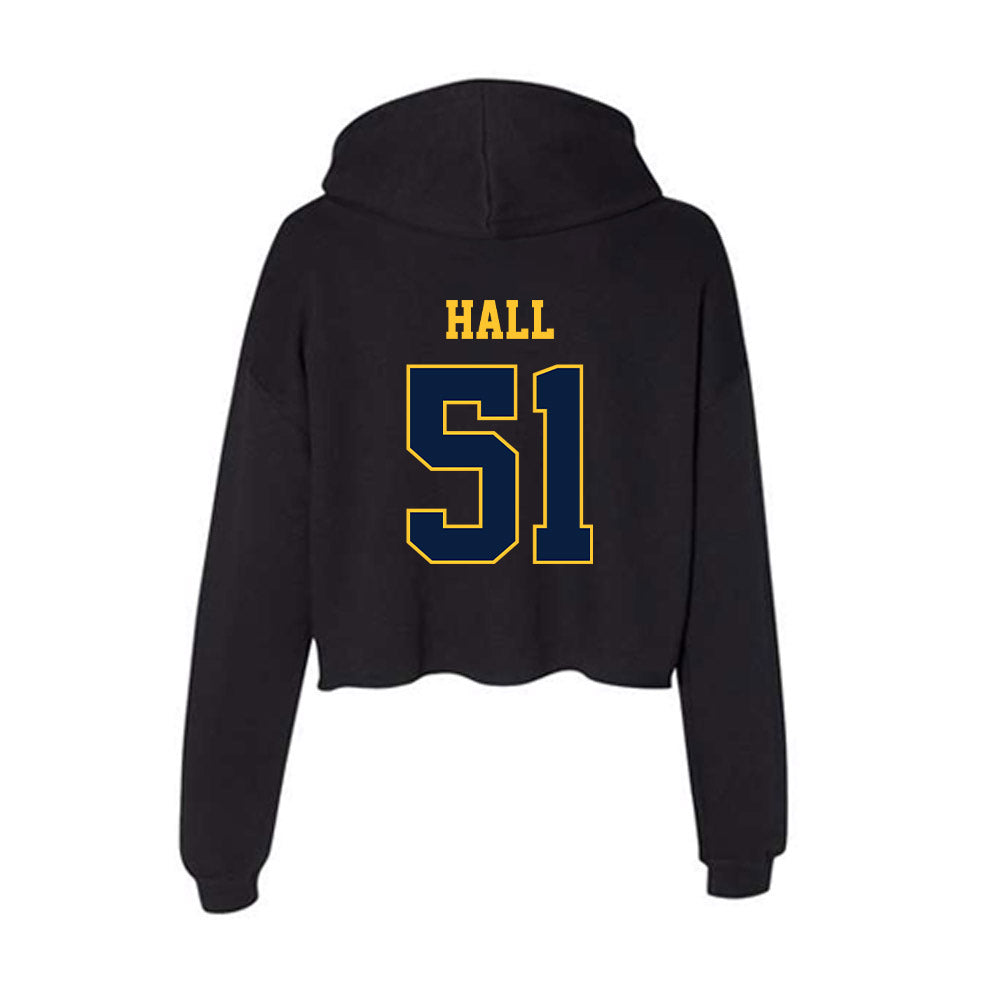 East Tennessee State - NCAA Football : Isaiah Hall - Women's Crop Fleece Hoodie-1