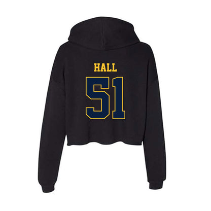 East Tennessee State - NCAA Football : Isaiah Hall - Women's Crop Fleece Hoodie-1