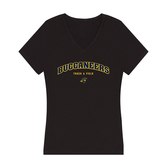 East Tennessee State - NCAA Women's Track & Field : Meg Lance - Women's V-Neck T-Shirt-0