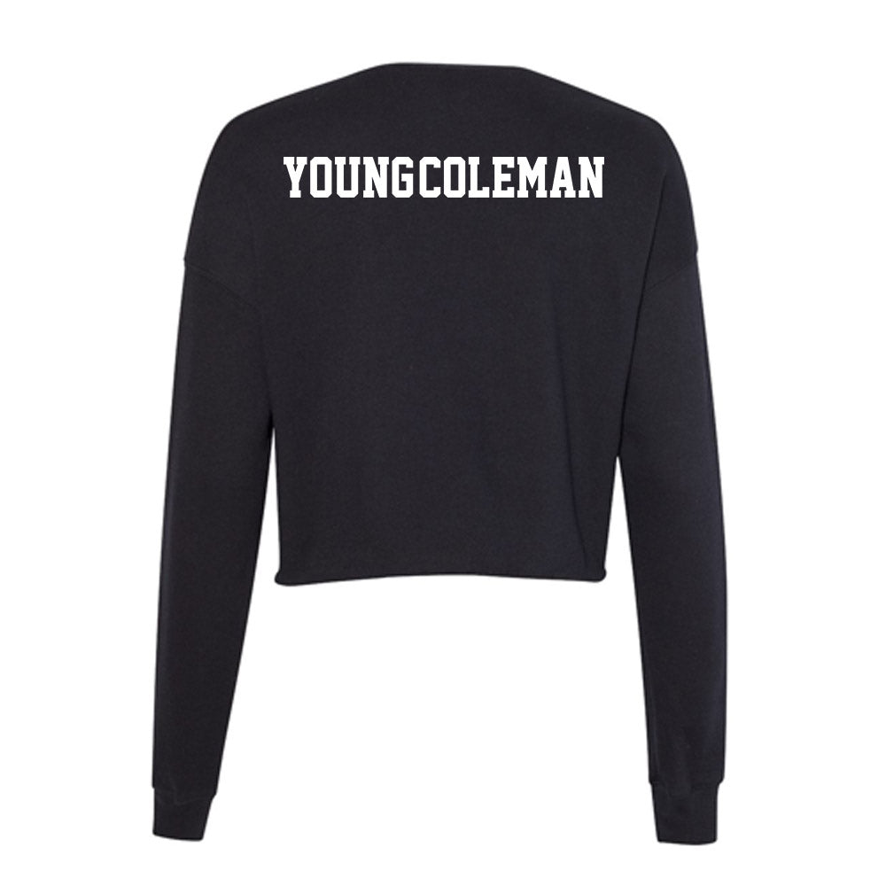 Winthrop - NCAA Women's Track & Field : Katlyn Young-Coleman - Classic Shersey Women's Cropped Crew Fleece-1