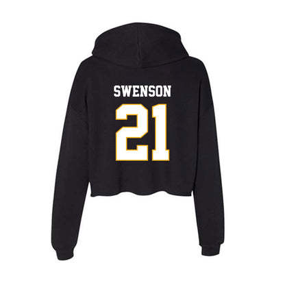 Winthrop - NCAA Men's Soccer : Caleb Swenson - Classic Shersey Women's Crop Fleece Hoodie-1
