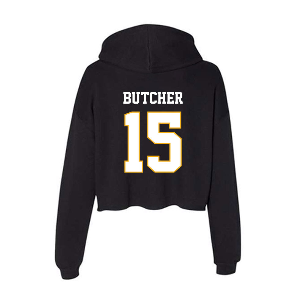 Winthrop - NCAA Baseball : Ryker Butcher - Classic Shersey Women's Crop Fleece Hoodie-1