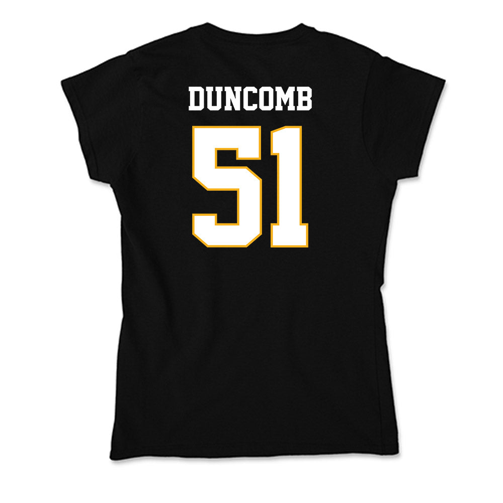 Winthrop - NCAA Men's Basketball : Logan Duncomb - Classic Shersey Soft Style Women’s T-Shirt-1
